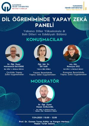 Dil Öğreniminde Yapay Zeka Paneli