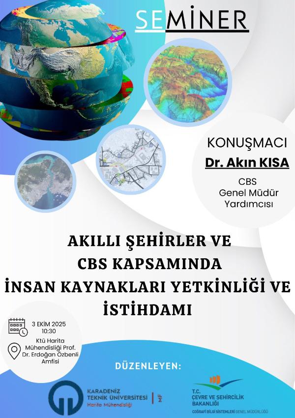 Akıllı Şehirler ve CBS Kapsamında İnsan Kaynakları Yetkinliği ve İstihdamı