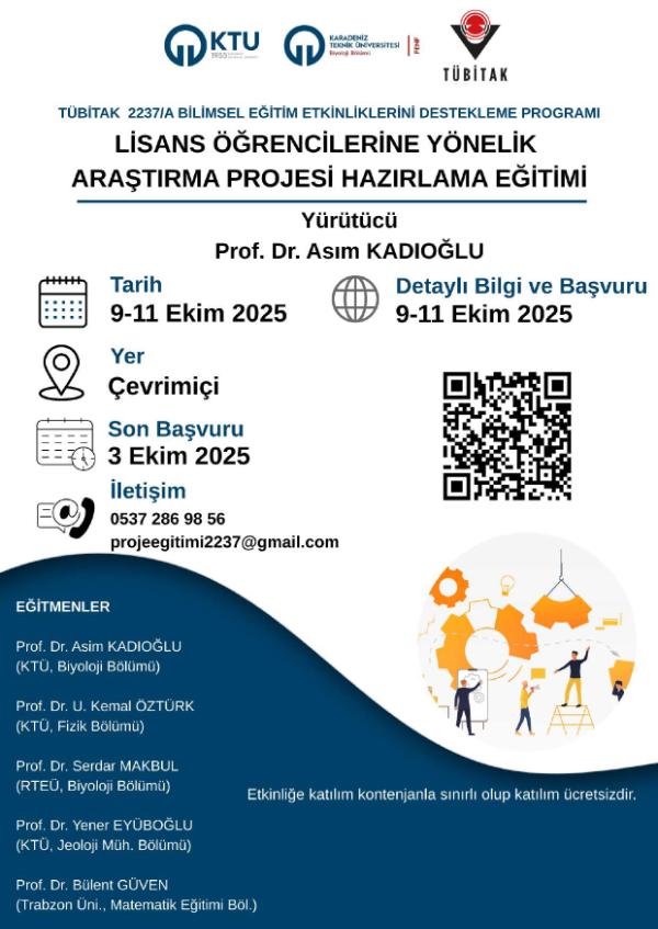 Lisans Öğrencilerine Yönelik Araştırma Projesi Hazırlama Eğitimi