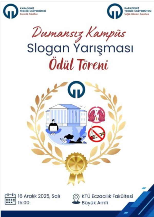 "Dumansız Kampüs" Slogan Yarışması Ödül Töreni