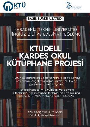 KTUDELL Kardeş Okul Kütüphane Projesi