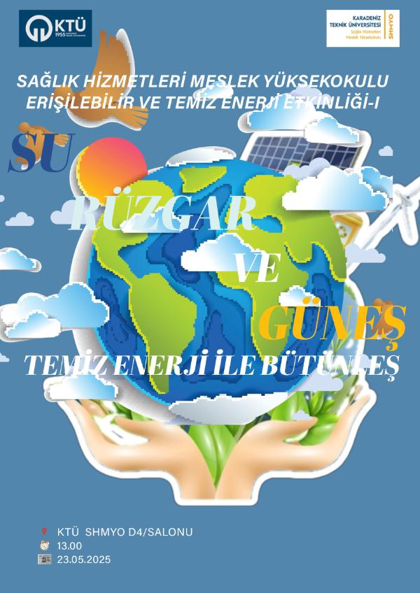 Sağlık Hizmetleri MYO 1. Erişilebilir ve Temiz Enerji Etkinliği