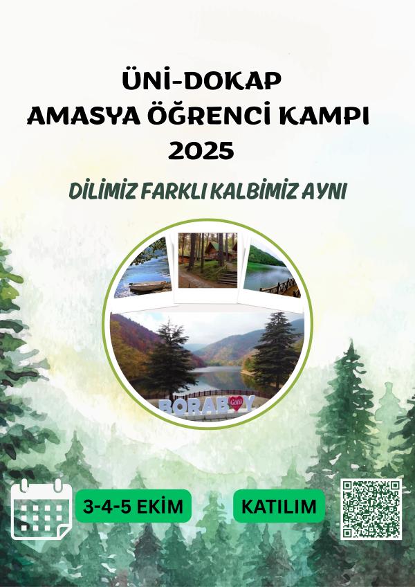 ÜNİ-DOKAP Amasya Öğrenci Kampı 2025
