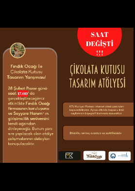 Çikolata Kutusu Tasarım Atölyesi