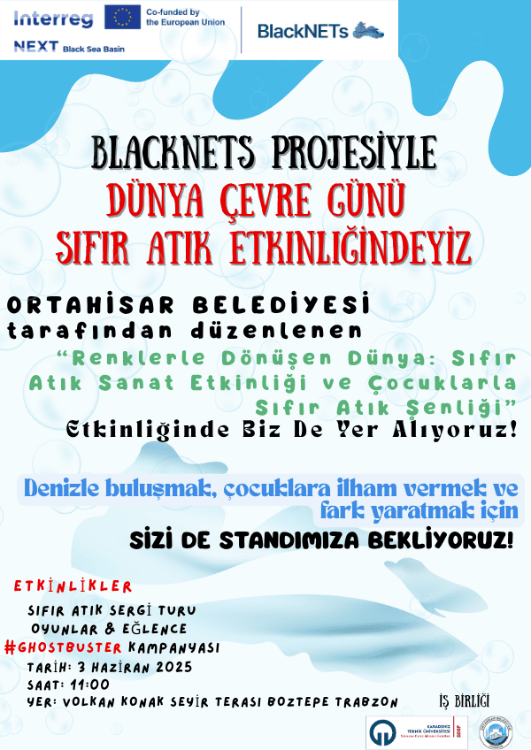 BlackNETs Projesiyle Dünya Çevre Günü Sıfır Atık Etkinliğindeyiz
