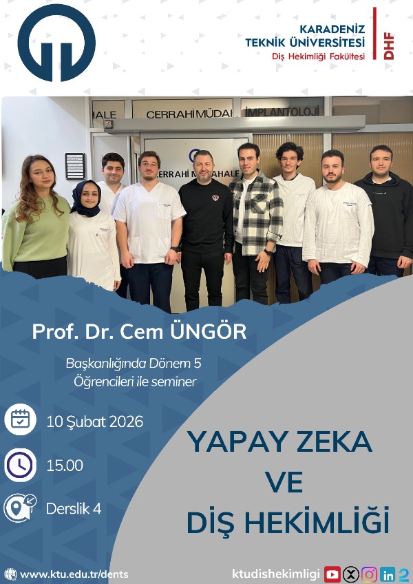 YAPAY ZEKA VE DİŞ HEKİMLİĞİ