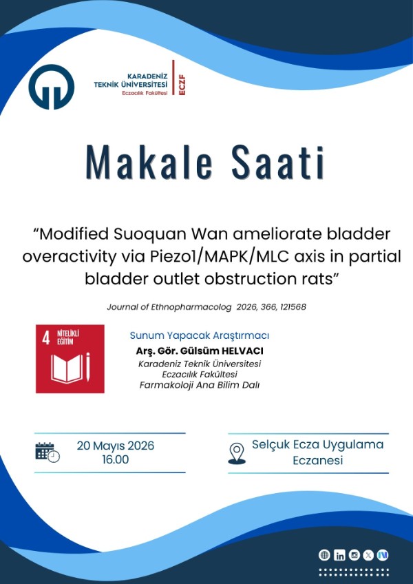 Eczacılık Makale Saati