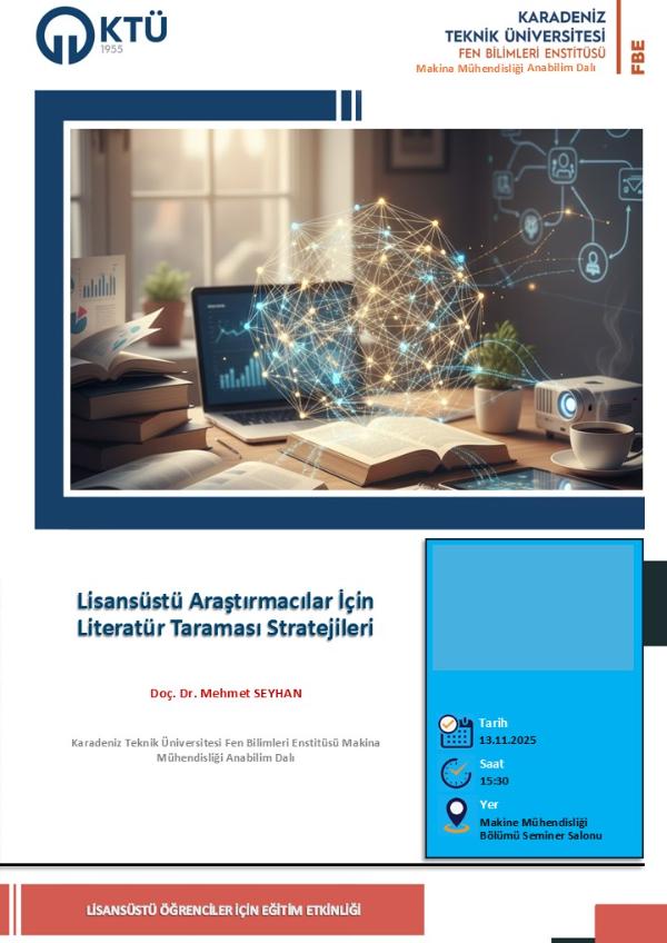 Lisansüstü Öğrenciler İçin Eğitim Etkinliği