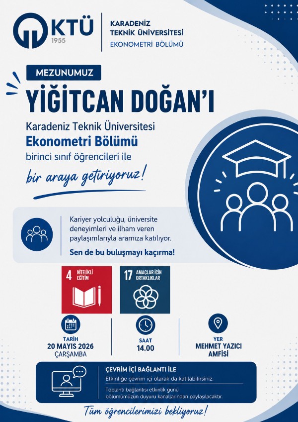 Mezunumuz Yiğitcan Doğan ile Kariyer Yolculuğu Üzerine Söyleşi