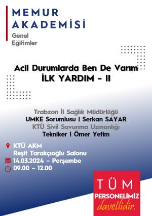 Acil Durumlarda Ben De Varım: 
İlk Yardım - II 
