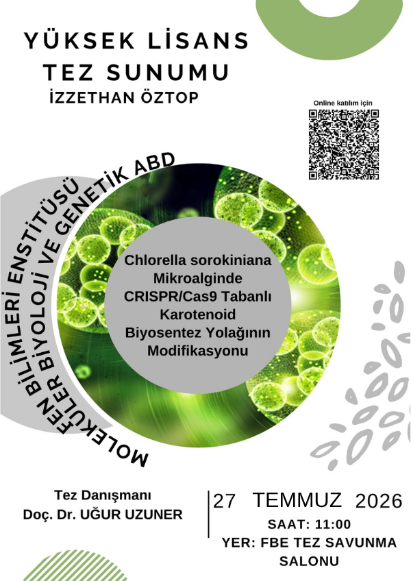 Yüksek Lisans Tez Savunması