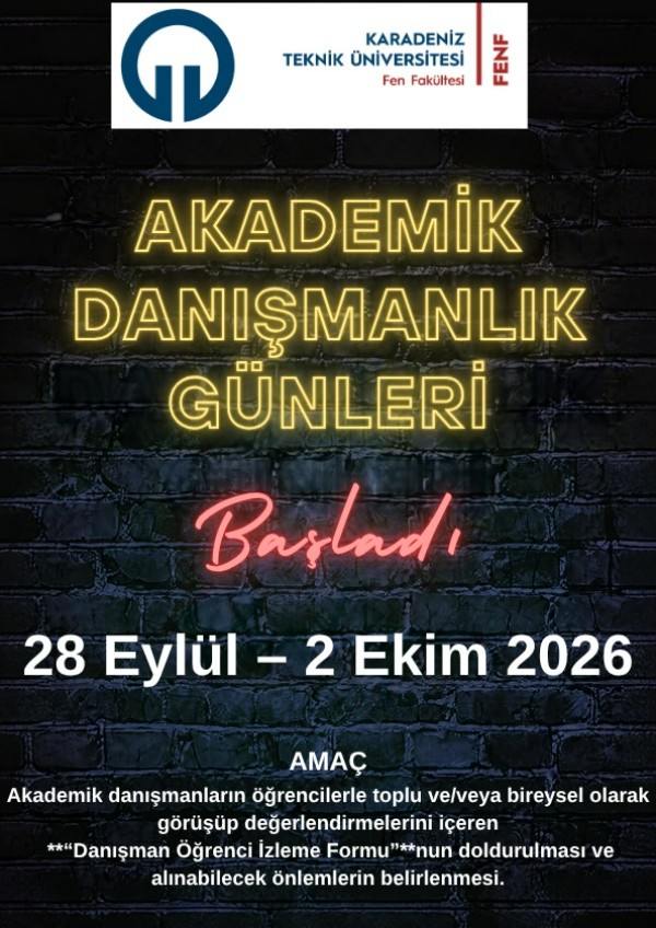 Akademik Danışmanlık Günleri Başlıyor
