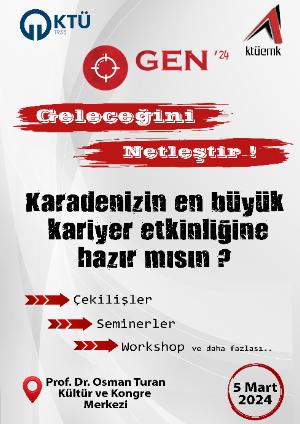 GEN '24 Geleceğini Netleştir!