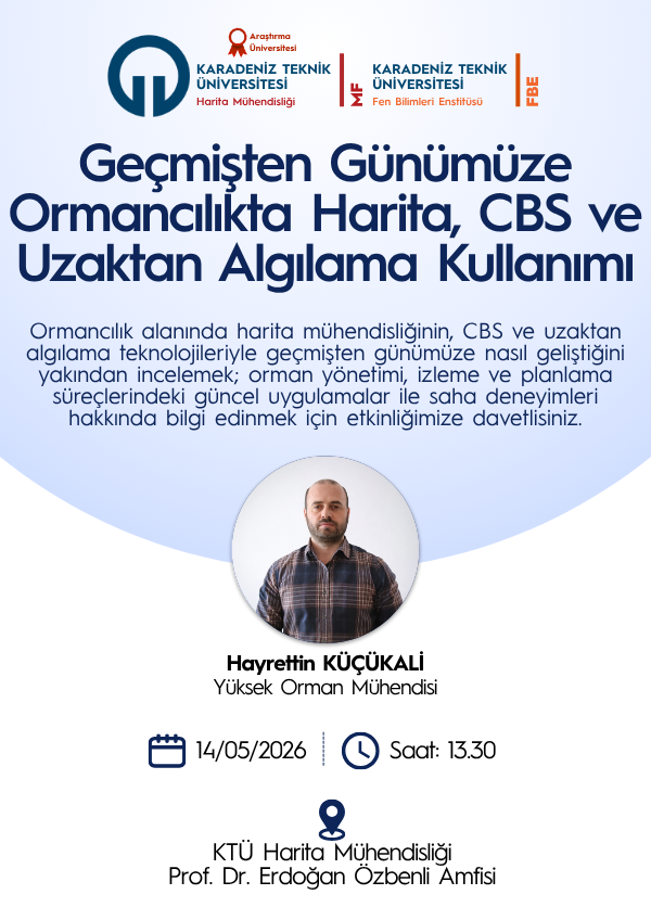 Geçmişten Günümüze Ormancılıkta Harita, CBS ve Uzaktan Algılama Kullanımı