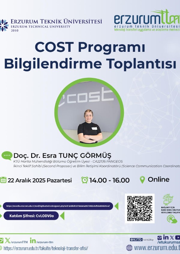 COST Programı Bilgilendirme Toplantısı