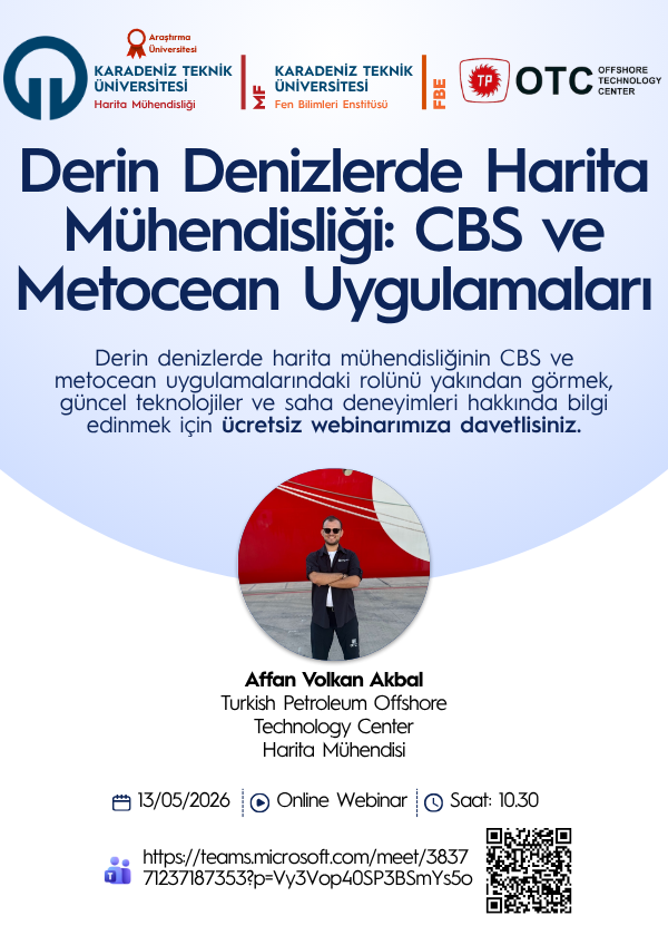 Derin Denizlerde Harita Mühendisliği: CBS ve Metocean Uygulamaları