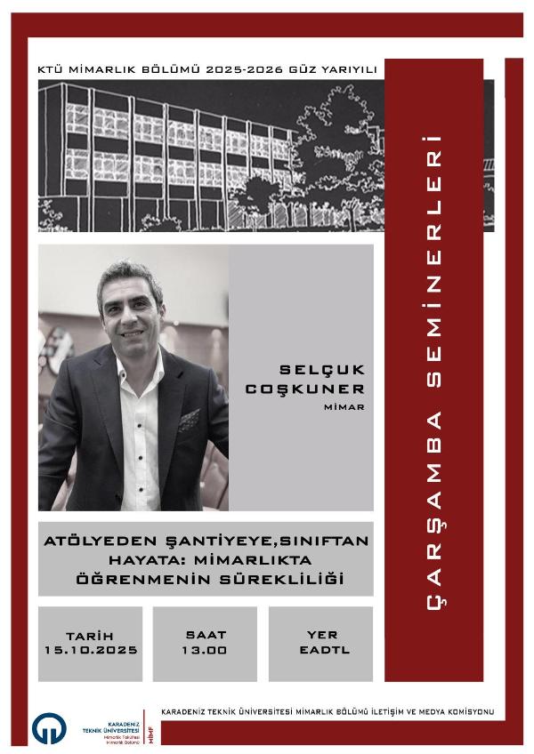 Atölyeden Şantiyeye, Sınıftan Hayata: Mimarlıkta Öğrenmenin Sürekliliği