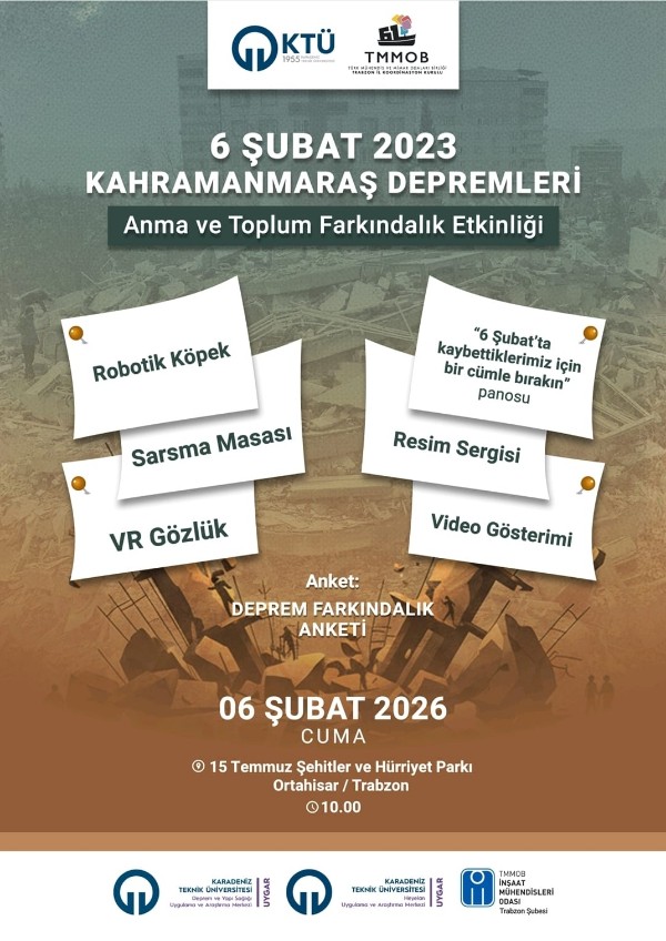 Anma ve Toplum Farkındalık Etkinliği