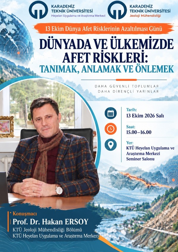 13 Ekim Dünya Afet Risklerinin Azaltılması Günü