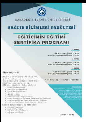 Sertifika Programı: Eğiticilerin Eğitimi 