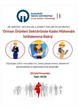 'Orman Ürünleri Sektöründe Kadın Mühendis İstihdamına Bakış' 