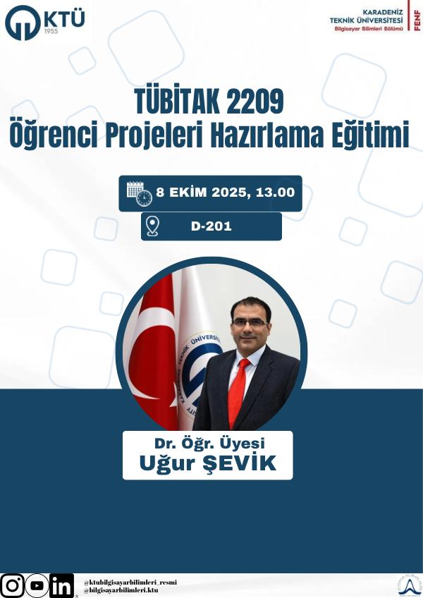 TÜBİTAK-2209 Öğrenci Projeleri Hazırlama Eğitimi
