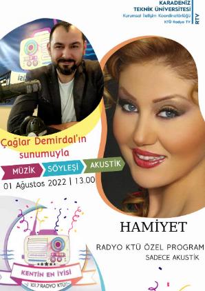 Hamiyet - Radyo KTÜ'de Sadece Akustik Programının Konuğu