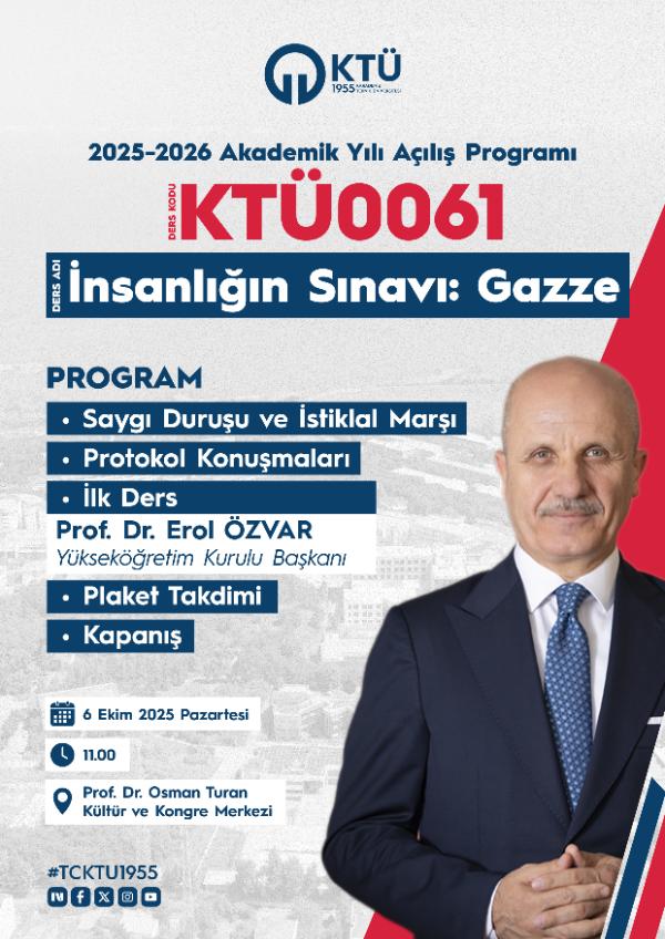 2025-2026 Akademik Yılı Açılış Programı