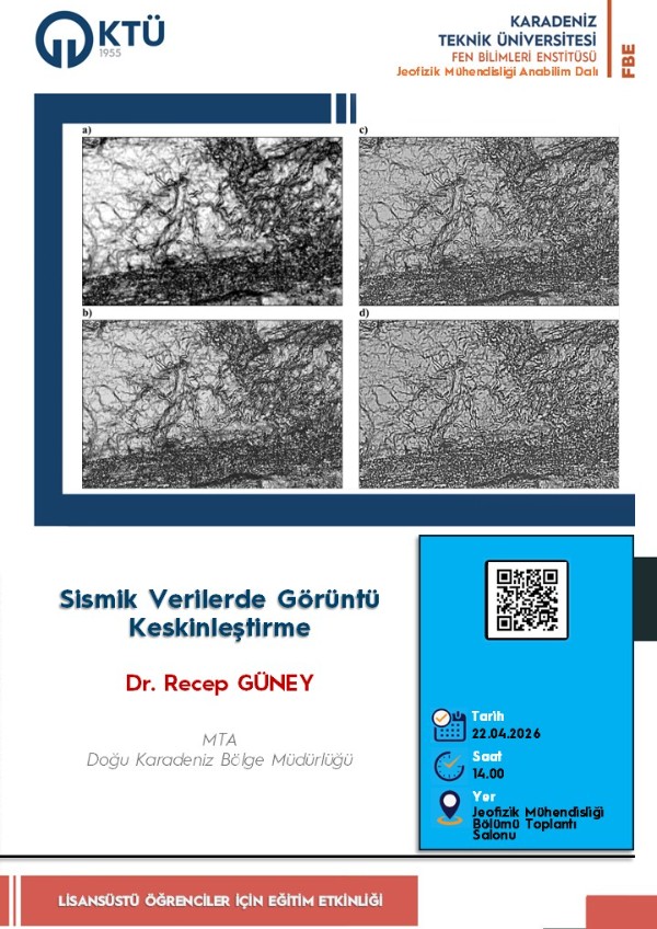 Sismik Verilerde Görüntü Keskinleştirme