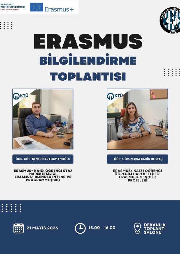 Erasmus Bilgilendirme Toplantısı