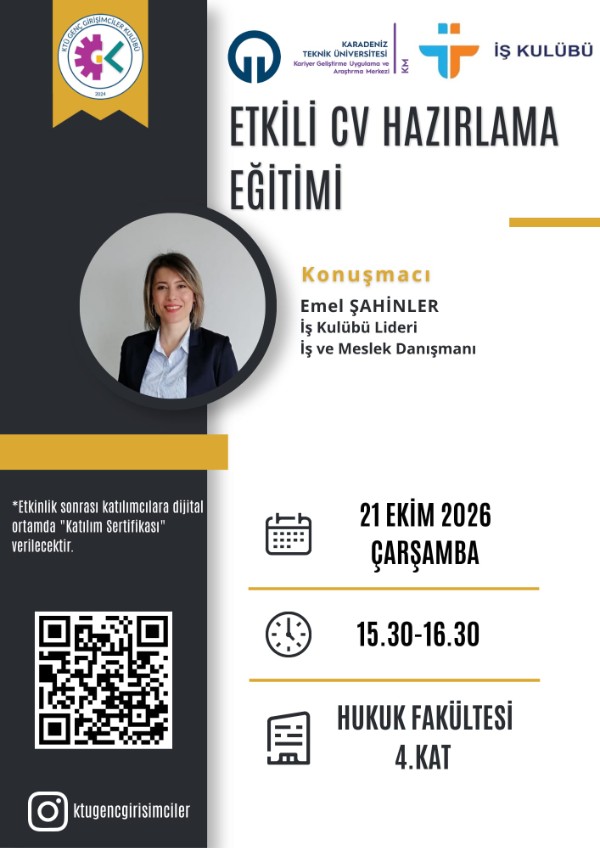 Etkili CV Hazırlama Eğitimi