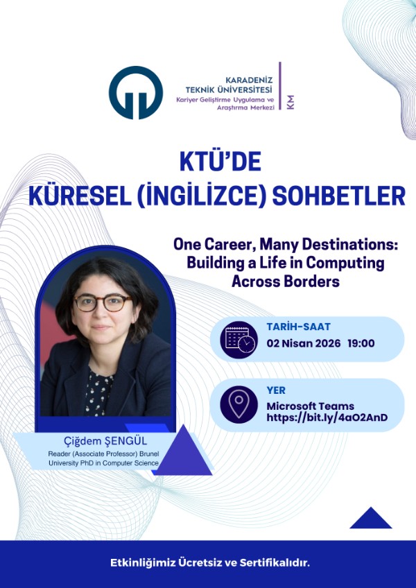 KTÜ'de Küresel İngilizce Sohbetler
