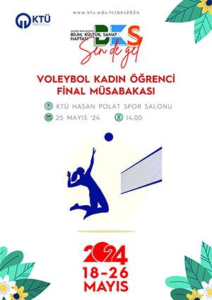 Voleybol Kadın Öğrenci Final Müsabakası