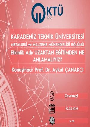 Etkinlik: Uzaktan Eğitimden Ne Anlamalıyız? 