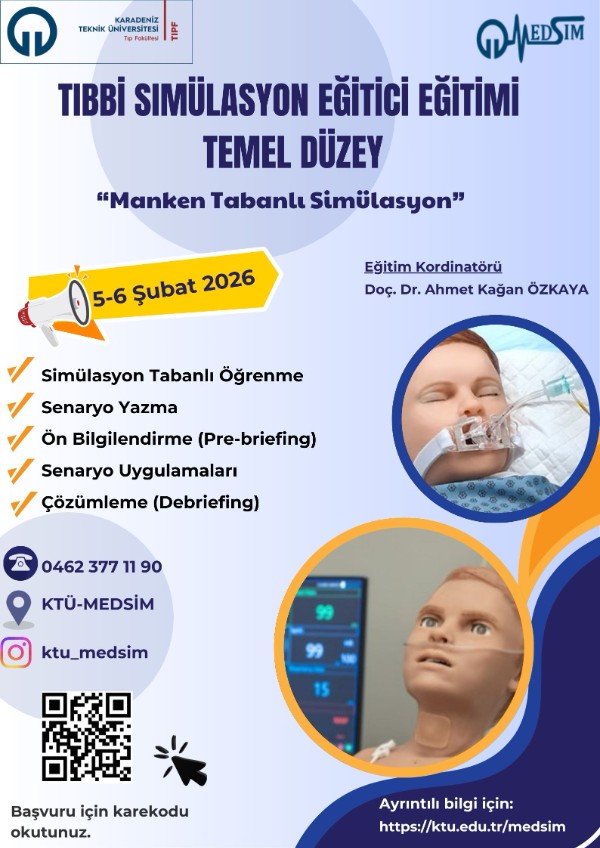 Tıbbi Simülasyon Eğitici Eğitimi- Temel Düzey