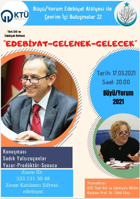 Büyü/Yorum Edebiyat Atölyesi ile Çevrimiçi Buluşmalar-22