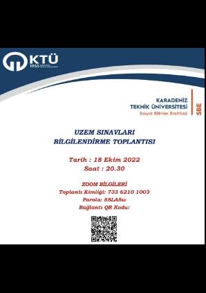 UZEM Sınavları Bilgilendirme Toplantısı