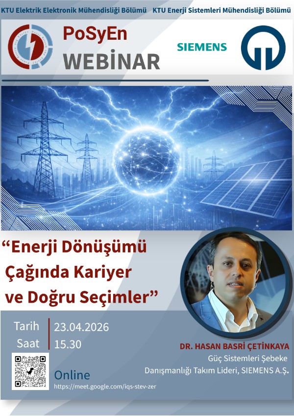 Enerji Dönüşümü Çağında Kariyer ve Doğru Seçimler Webinarı