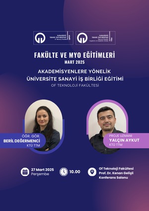 Fakülte ve MYO Eğitimleri