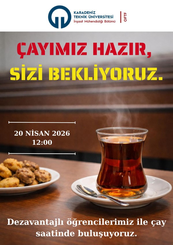 Çayımız Hazır, Sizi Bekliyoruz!