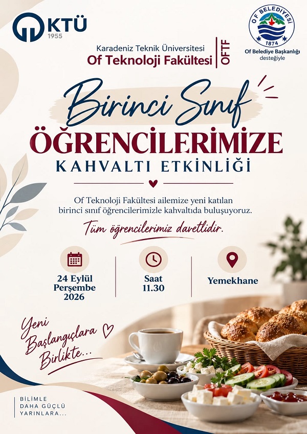 Birinci Sınıf Öğrencilerimize Kahvaltı Etkinliği