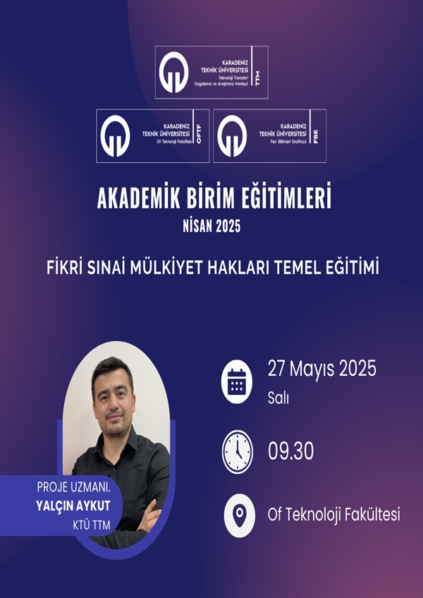 Fikri Sınai Mülkiyet Hakları Temel Eğitimi