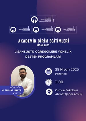 Lisansüstü Öğrencilere Yönelik Destek Programları