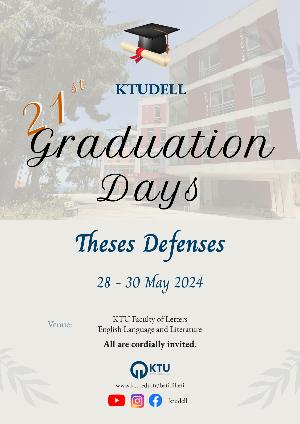 21st Graduation Days - Theses Defenses