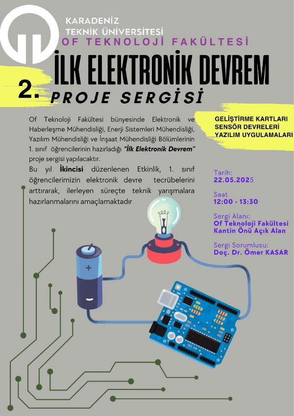 İlk elektronik devrem proje sergisi