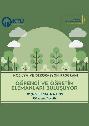 Mobilya ve Dekorasyon Programı Öğrenci ve öğretim Elemanları Buluşuyor