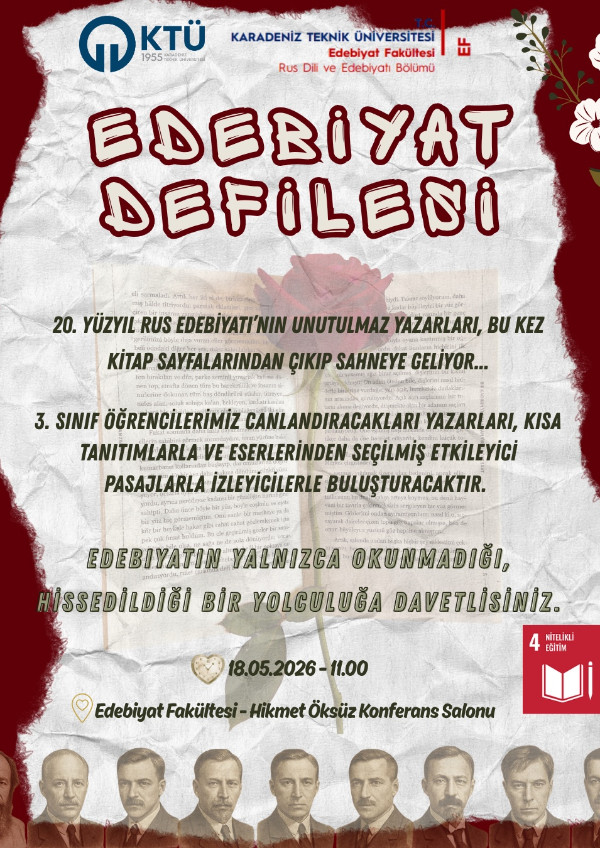 20. Yüzyıl Rus Edebiyatı Defilesi
