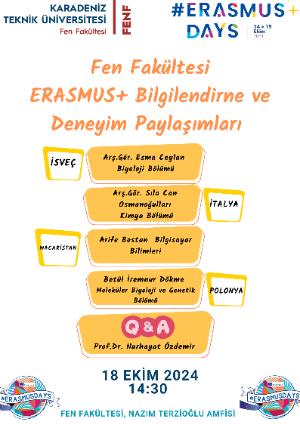 Erasmus+ Bilgilendirme ve Deneyim Paylaşımı Etkinliği