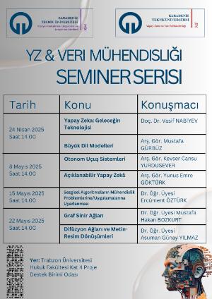 YZ& Veri Mühendisliği Seminer Serisi