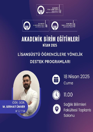 Lisansüstü Öğrencilere Yönelik Destek Programları